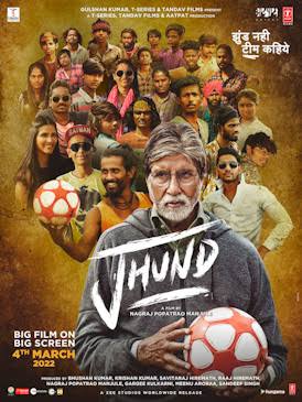 Download Jhund (2022) HDCAMRip Hindi Full Movie 480p | 720p | 1080p