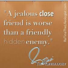 JEALOUS FRIEND| Quotes &amp; Thoughts by #ReTinaTheLifeologist ... via Relatably.com