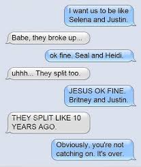 Some of the Most Ridiculous Breakup Texts - Bad Jokes | Guff via Relatably.com