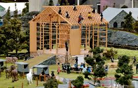 Image result for barn raising