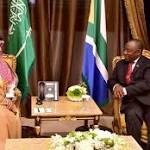 Cyril cosying Saudi Arabia causes