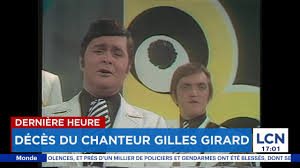 Les Classels singer Gilles Girard dies at 84