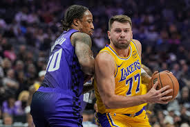 Luka Doncic scores 42, but is hampered by injury in Lakers’ loss to the Kings