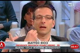 Matteo Ricci plaude all&#39;esito del referendum consultivo sulla fusione di Castel Colonna, Monterado e Ripe, nella provincia di Ancona. - Matteo-Ricci-su-Rai-Tre