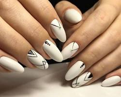 Image of Geometric Nails nail art