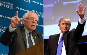 Image result for bernie sanders donald trump