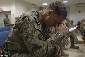 Image result for soldier praying