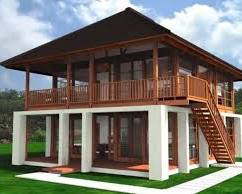 Gambar Rumah kayu modern