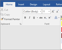 Image of Highlighting text on Windows