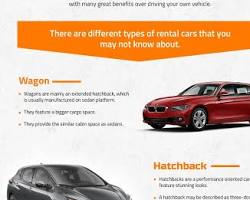 Image of Different types of rental cars