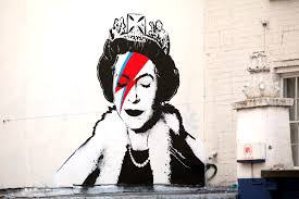 Image result for banksy the queen and prince philip
