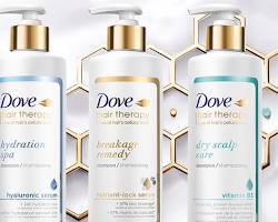 Dove hair care products resmi