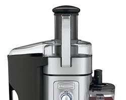 Cuisinart Juicer Machine, Die-Cast Juice Extractor for Vegetables, Lemons, Oranges & More, CJE-1000P1,Silver/Black