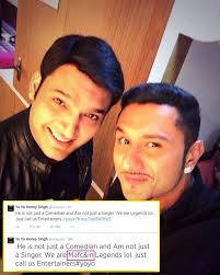 Comedy Nights with Kapil: Yo Yo Honey Singh abuses Kapil Sharma on Twitter! - kapil-sharma-yo-yo-honey-singh