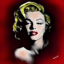 Sensual Marilyn by Marlon Ramirez - Sensual Marilyn Painting - Sensual Marilyn Fine Art Prints and Posters for Sale - sensual-marilyn-marlon-ramirez