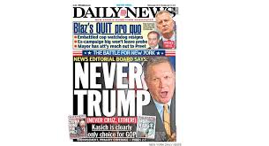 Image result for new york daily news trump