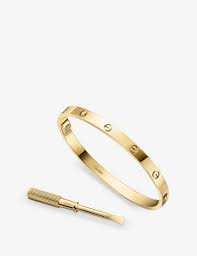CARTIER - LOVE 18ct Yellow-Gold Chain Bracelet | Selfridges.com