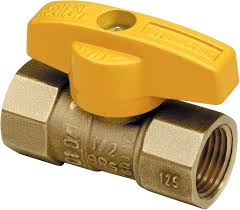 Brasscraft TBV8 1/2 -Inch Gas Ball Valve, Rough Brass ...
