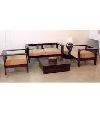 Image result for WOODEN SOFA SET