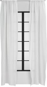 Silver Grey Linen Curtain Panel 48" x 96" - CB2 | Havenly