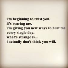 Scared To Love on Pinterest | Being Scared Quotes, Emotionless ... via Relatably.com