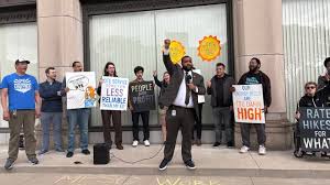 Michigan Residents Protest DTE Energy Rate Hikes