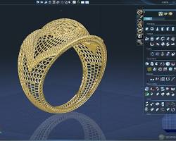 Image of 3D printed jewelry models