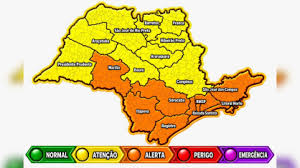 Defesa Civil alerta para avanço de frente fria e tempestade em SP