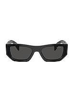 Prada Rectangle Sunglasses in Black | FWRD