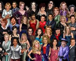 Image of group of celebrities