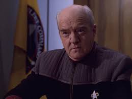 Richard Herd as Admiral Paris. Well, she must have really loved Garrett Wang, because she just kept talking and talking and talking. - Admiral-Owen-Paris