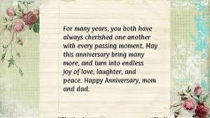 Parents Anniversary Quotes From Daughter. QuotesGram via Relatably.com