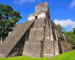 ancient Mayan outdoor place of worship