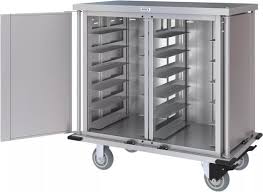 Totally Quiet Compact Meal Delivery Cart - Double Doors - 1 ...