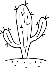 Résultat de recherche d'images pour "cactus coloring pages"