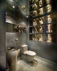 Image result for Contemporary Powder Room with Console sink