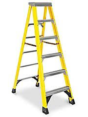 Heavy Duty Fiberglass Step Ladders in Stock - Uline