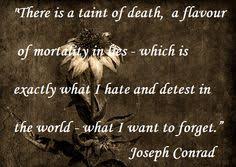 Joseph Conrad.. on Pinterest | Heart Of Darkness, Halloween Quotes ... via Relatably.com