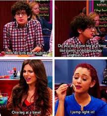 Victorious , Tori Vega,Andre,Beck,cat, | Victorious | Pinterest ... via Relatably.com