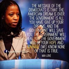 Mia Love quote | Wake up America! | Pinterest | Messages, Love ... via Relatably.com