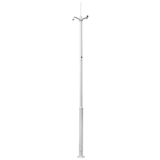 Báculo desmontable 4.5M en blanco