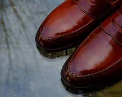 Cordovan leather careの画像