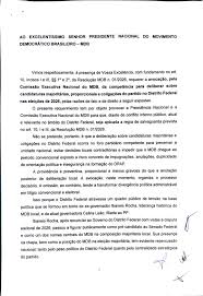 Intervenção Nacional no MDB-DF coloca o partido em colisão com Celina