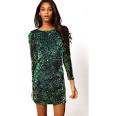 Green sequin dresses