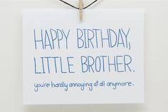 Brother quotes on Pinterest | Happy Birthday Brother, Little ... via Relatably.com
