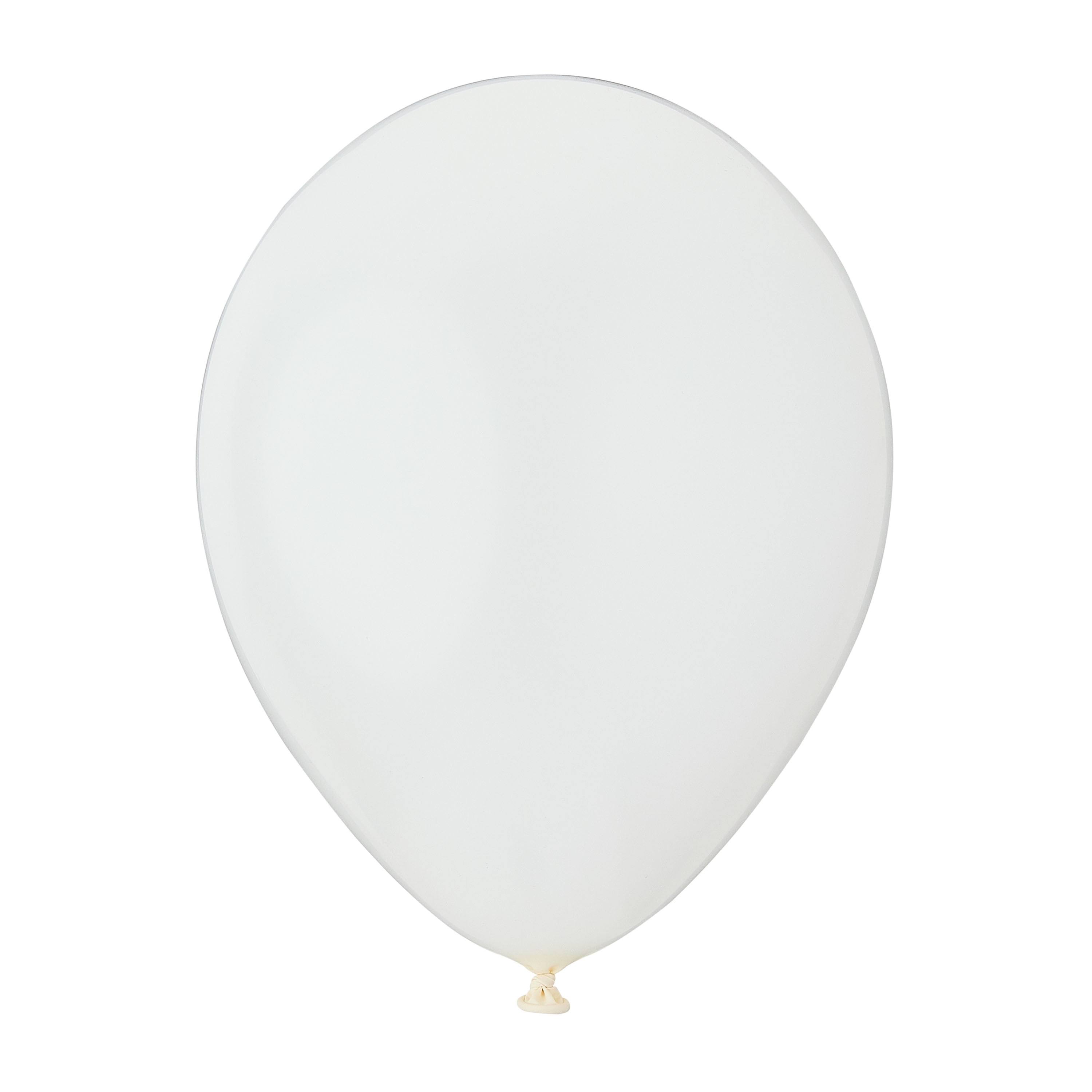 12" White Latex Balloons 15 Pieces