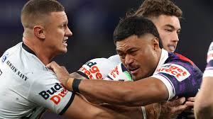 ‘Unbelievable’: Storm crash to 25-year low as Rabbitohs break hoodoo
