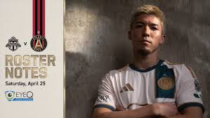 Starting XI and roster notes: Cayman Togashi leads the lines for Toronto clash