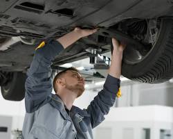 Image of Undercarriage of a car