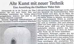 Walter Bahr – Alte Kunst mit neuer Technik | Galerie Glaswerk ...